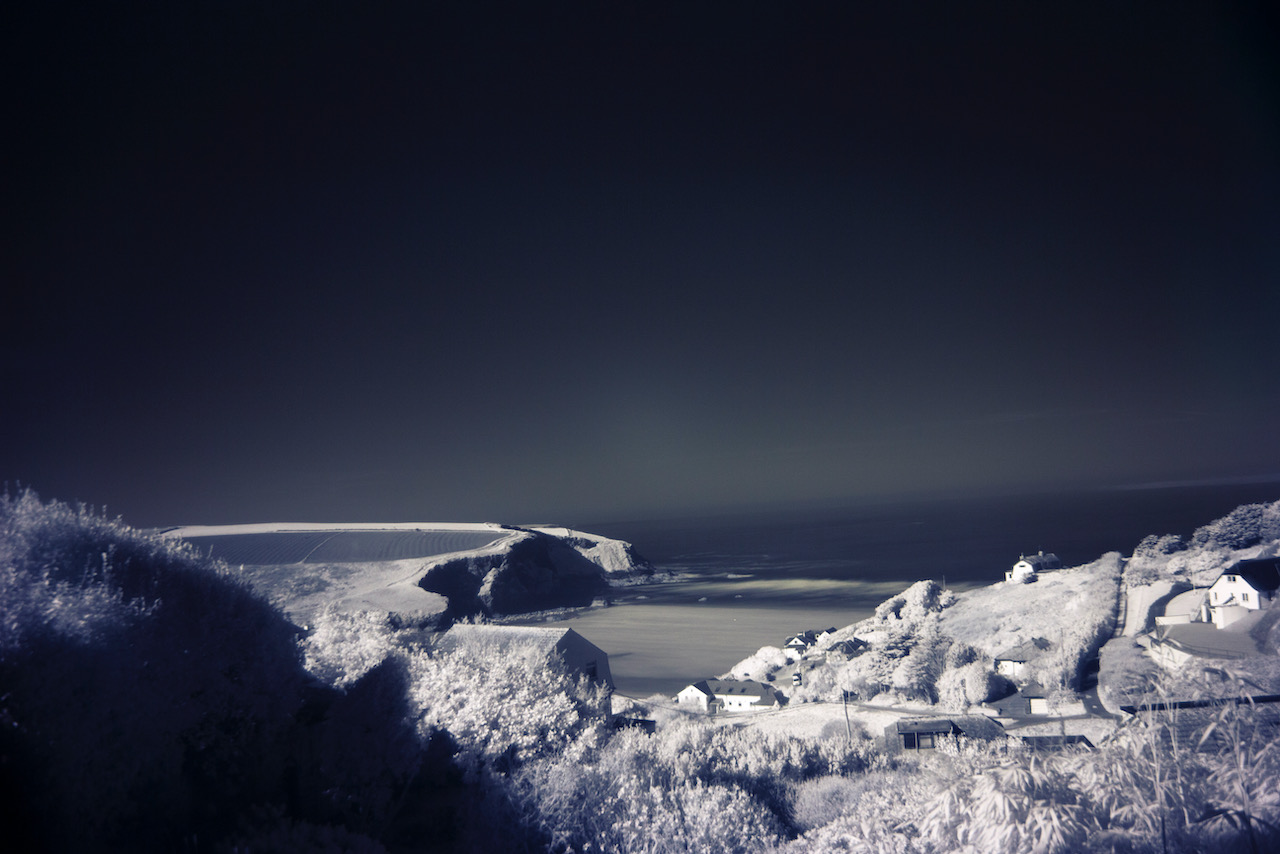 Infrared of Mawgan Porth