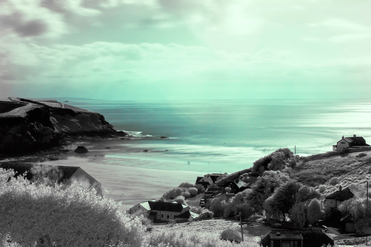 Infrared of Mawgan Porth